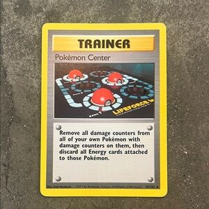 Pokémon Trainer Card — Vintage